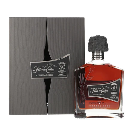 Flor De Cana V Generaciones 30 Year Old Single Family Estate Rum 700ml