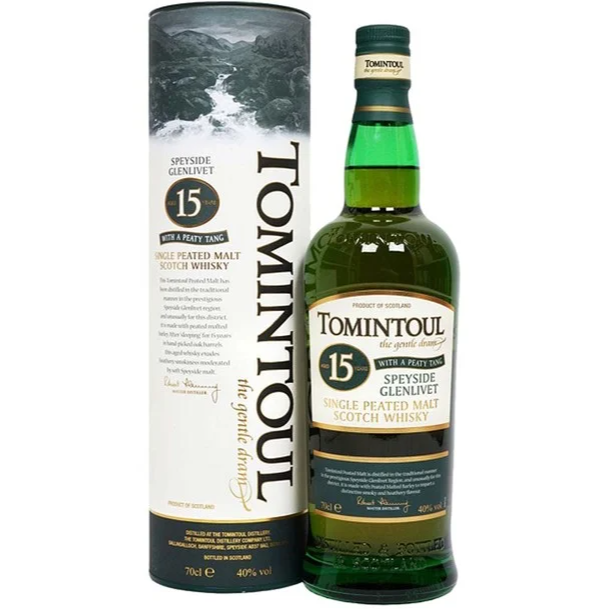 Tomintoul 15 Years Peaty Tang, 40%