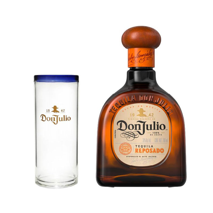 Don Julio Reposado with a Don Julio Paloma Glass