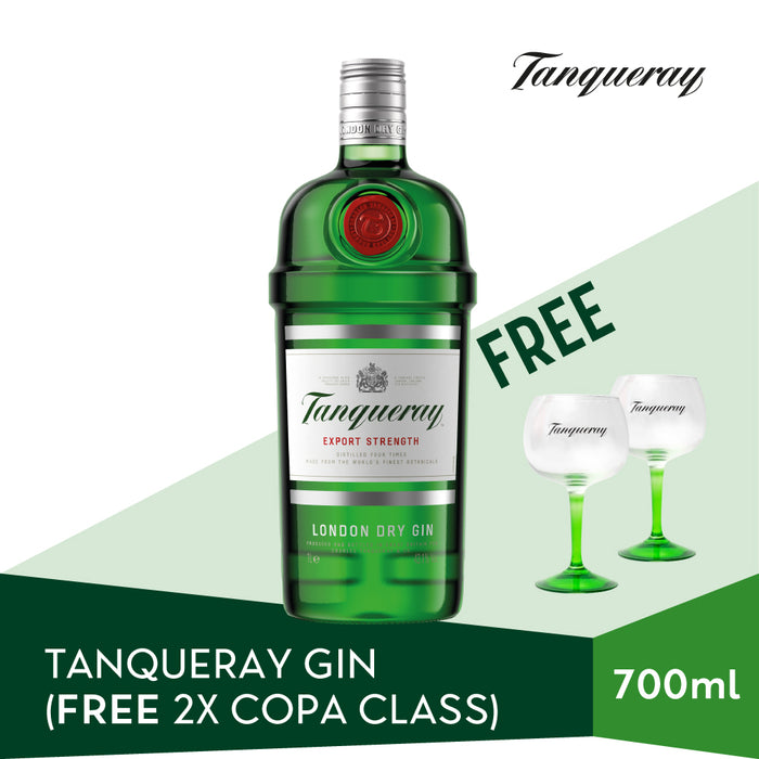 Limited Time Promo: Tanqueray Gin | 2x Complimentary Copa Glasses