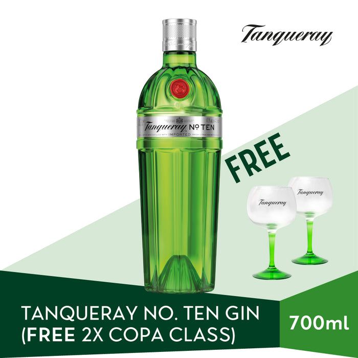 Limited Time Promo: Tanqueray Ten Gin | 2x Complimentary Copa Glasses