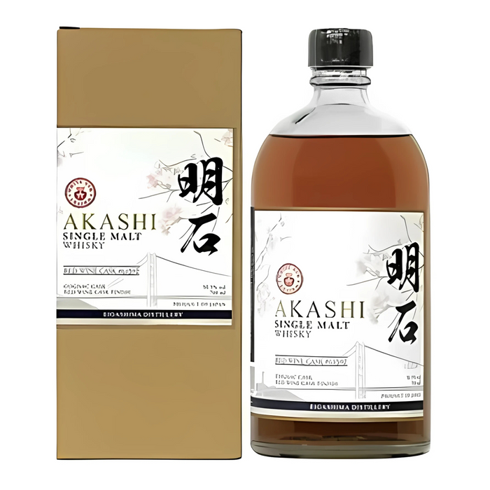 Akashi Single Malt Japanese Whisky Red Wine Cask Finish Cask #61592