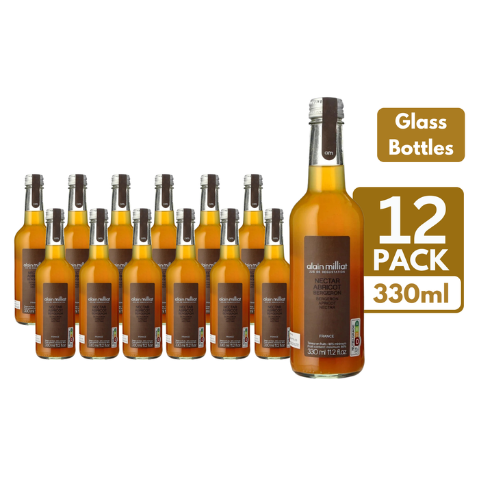 Alain Milliat Apricot Nectar Glass Bottles (12 x 330ml)