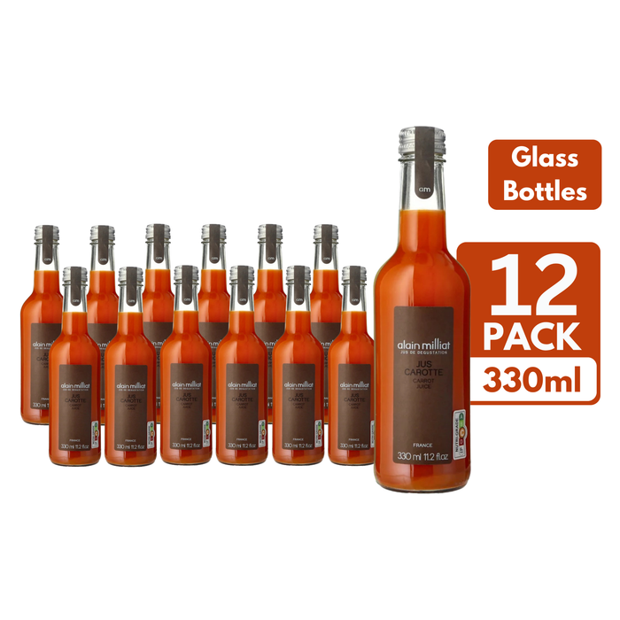 Alain Milliat Carrot Juice Glass Bottle (12 x 330ml)