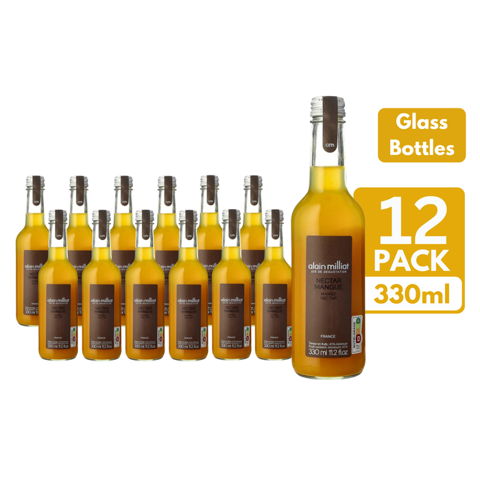 Alain Milliat Mango Nectar Glass Bottles (12 x 330ml)
