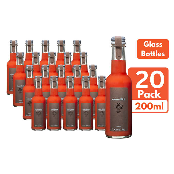Alain Milliat Red Tomato Juice Glass Bottle (20 x 200ml)