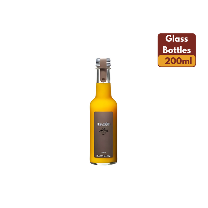 Alain Milliat Sicily Orange Juice Glass Bottles ( 20 x 200ml )