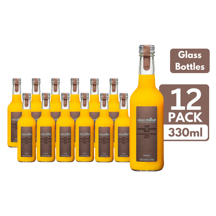 Alain Milliat Sicily Orange Juice Glass Bottle (12 x 330ml)