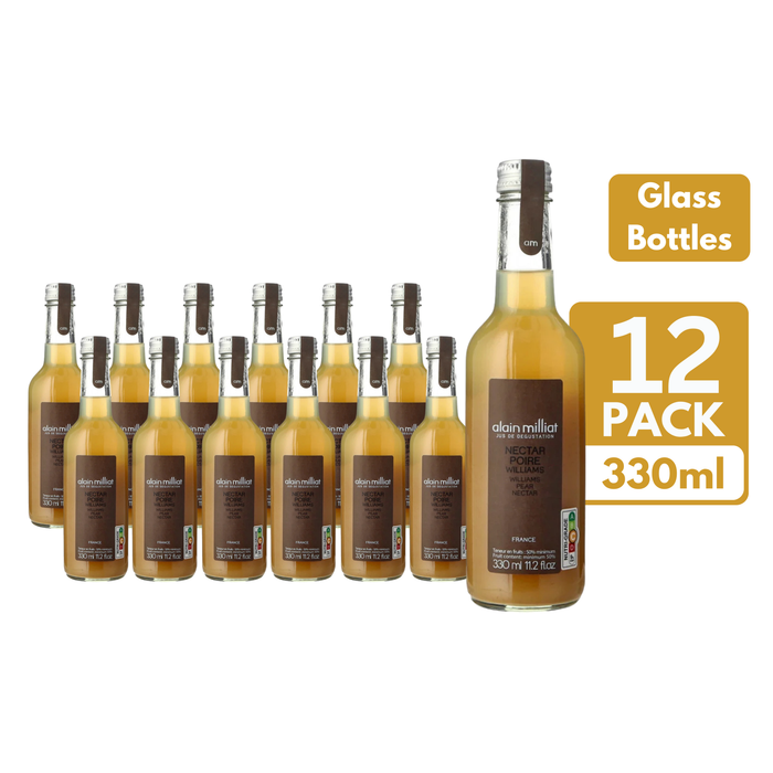 Alain Milliat Williams Pear Nectar Glass Bottles (12 x 330ml)