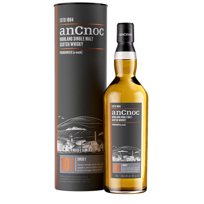 Ancnoc 10 Years Old Single Malt Whisky 40% 700ml