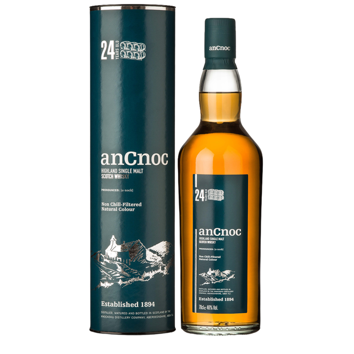 Ancnoc 24 Years Single Malt Whisky 700ml