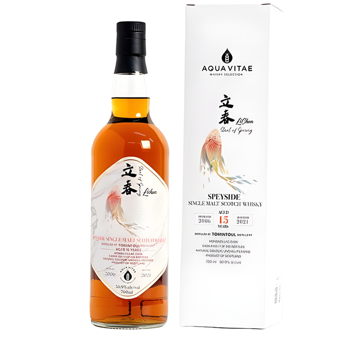Aqua Vitae Solar Term Series "Li Chun" Tomintoul 15 Years 2006 Single Malt 50% ABV 700ml