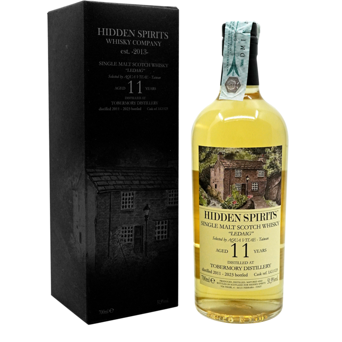 Aqua Vitae X Hidden Spirits Ledaig 11 Years 2011 Single Malt 51.9% ABV 700ml