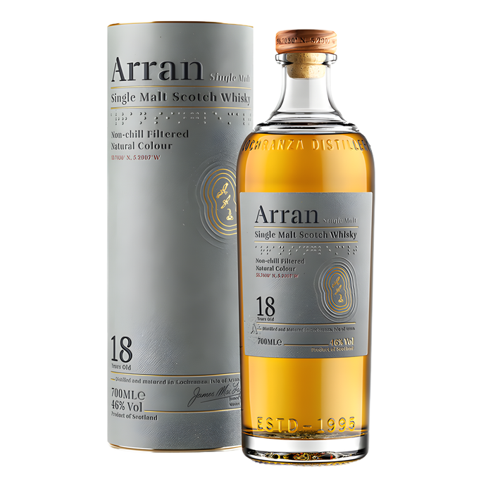 Arran 18 Years Single Malt 46% ABV 700ml