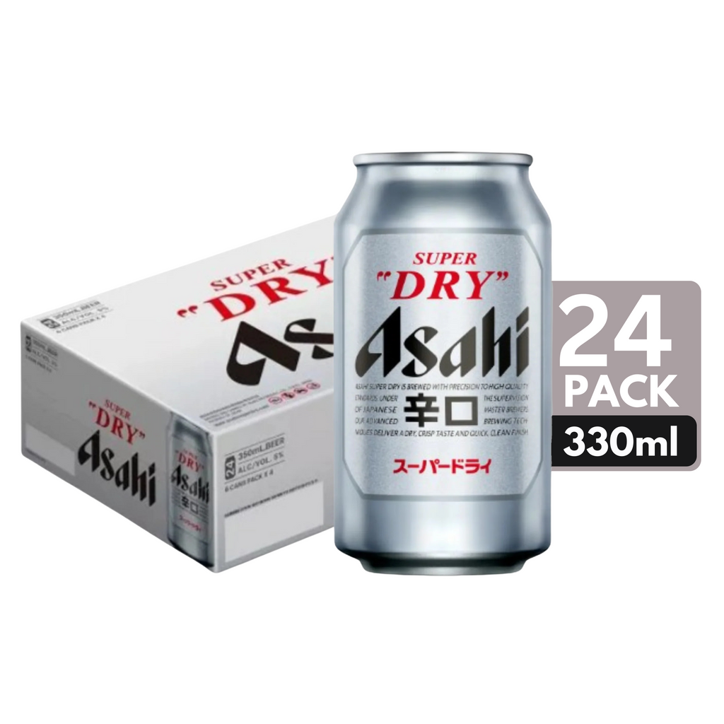 Asahi Super Dry Cans (24 X 330ml) — Asher.sg