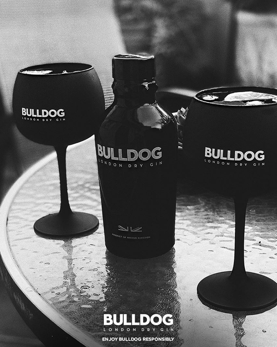 Bulldog London Dry Gin With 2 Free Balloon Glasses 750ml