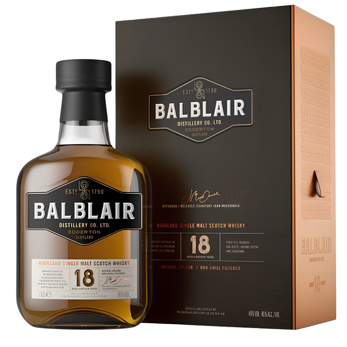 Balblair 18 Years Single Malt Whisky 700ml