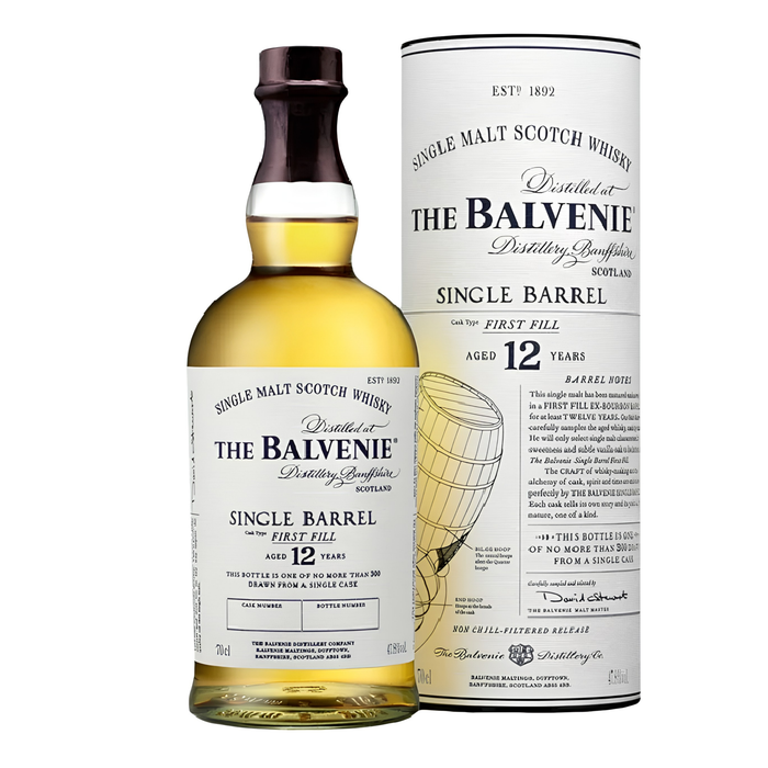 Balvenie 12 Years Single Barrel American Oak Single Malt Whisky 700ml