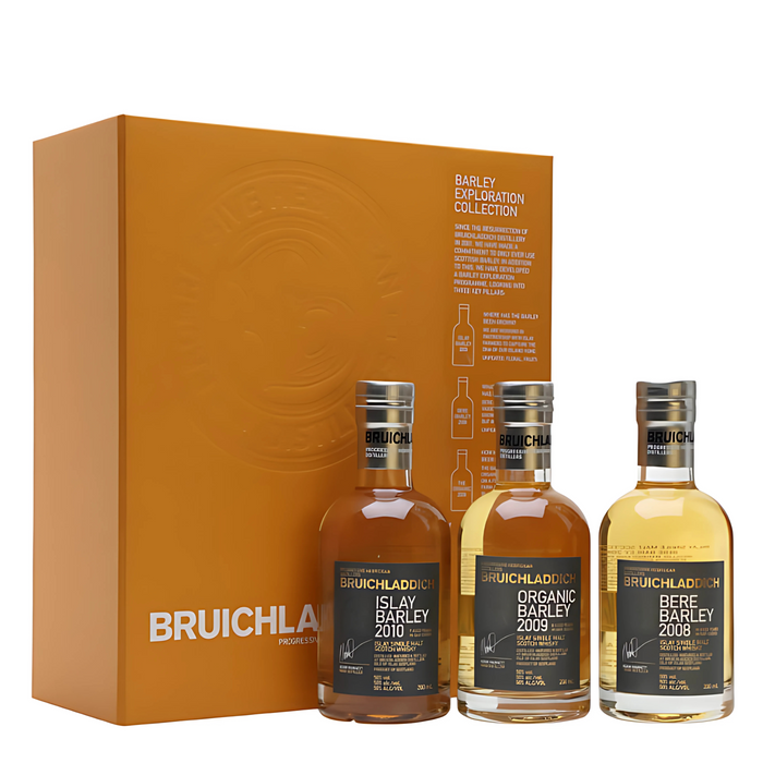 Bruichladdich Barley Exploration Collection Gift Set - 3 x 200ml