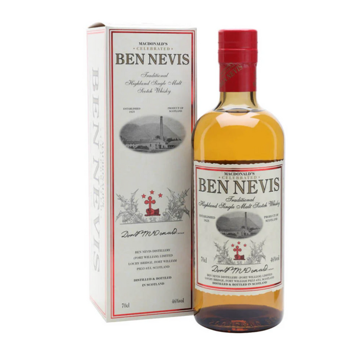 Ben Nevis McDonald's Traditional Highland Single Malt Scotch Whisky 700ml With Gift Box