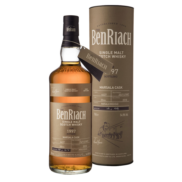 BenRiach 20 Year Old 1997 Cask 4437 Batch 15 Marsala Hogshead