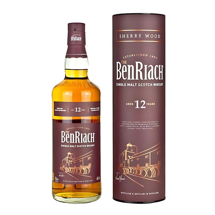 Benriach 12 Years Sherry Cask 700ml With Gift Box