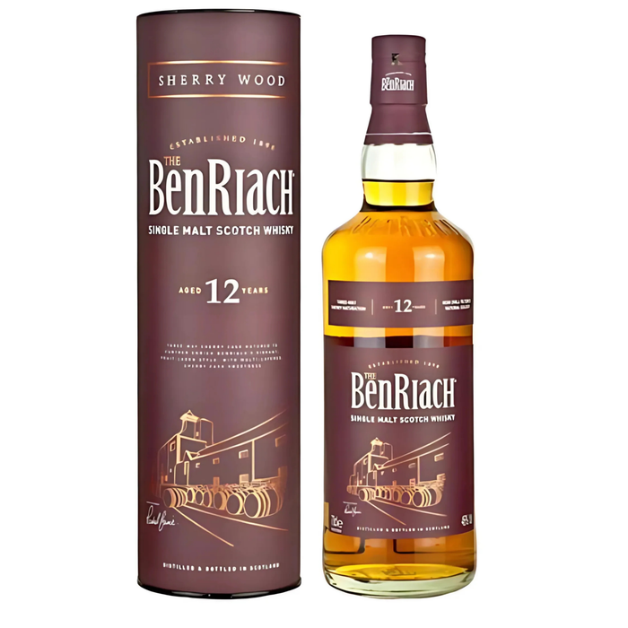 Benriach 12 Years Sherry Cask Single Malt Whisky 700ml