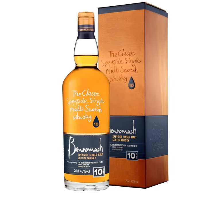 Benromach 10 Years Single Malt Whisky 700ml (Old Labelling)