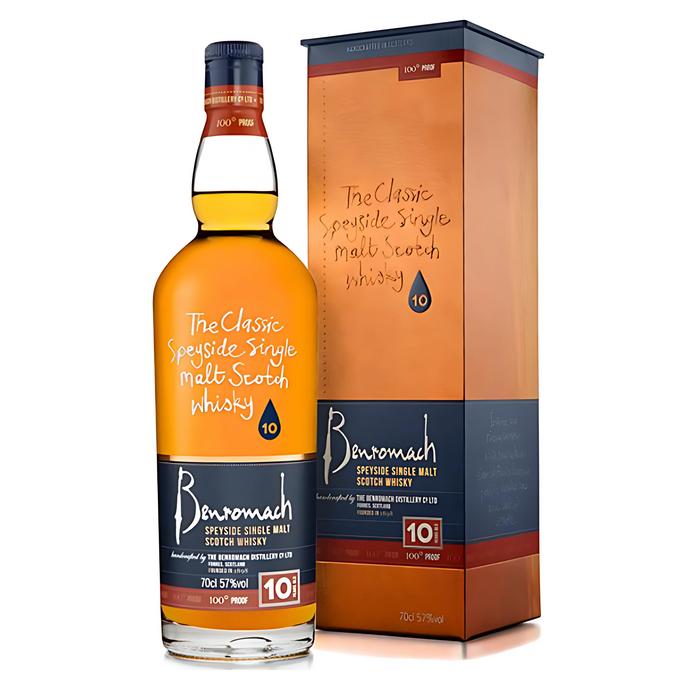 Benromach 10 Years 100 Proof Single Malt Whisky 57% 700ml (Old Labelling)