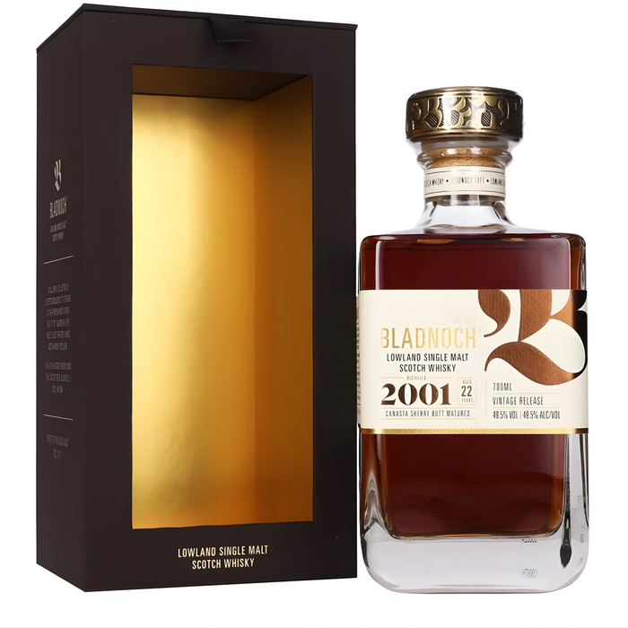Bladnoch 22 Years Canasta Sherry Butt Vintage Release Single Malt 49.5% ABV 700ml
