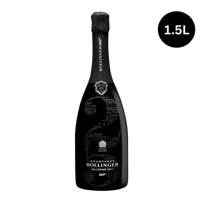 Bollinger Millisime James Bond 007 2011 No Time To Die Magnum 1.5L