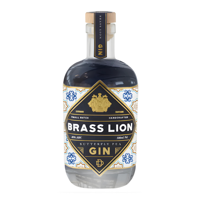 Brass Lion Butterfly Pea Gin 500ml