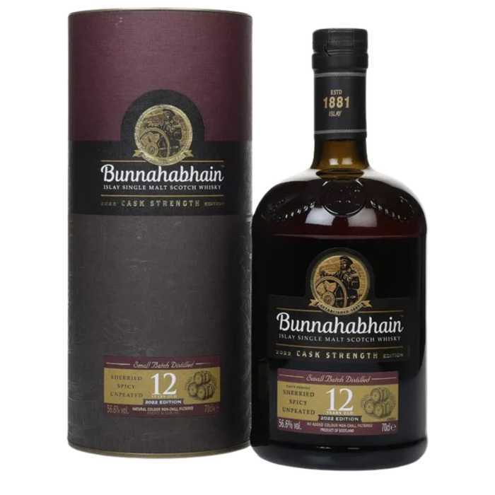 Bunnahabhain 12 Years Cask Strength 2022 56.6%