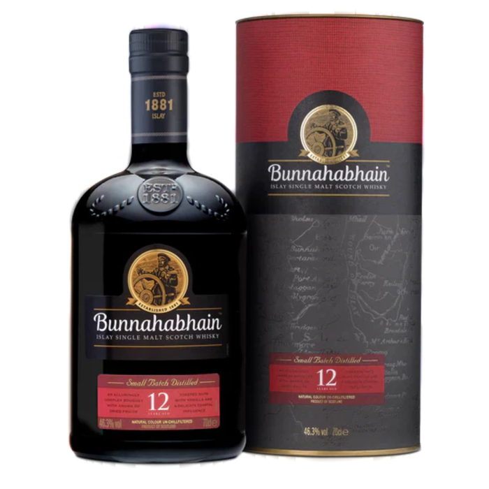 Bunnahabhain 12 Years Single Malt 46.3% ABV 700ml