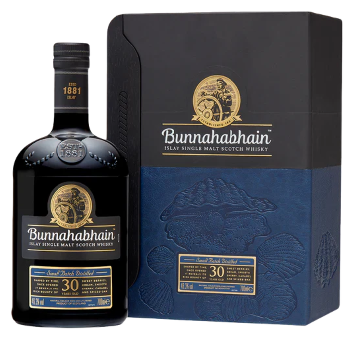 Bunnahabhain 30 Years Single Malt 46.3% ABV 700ml