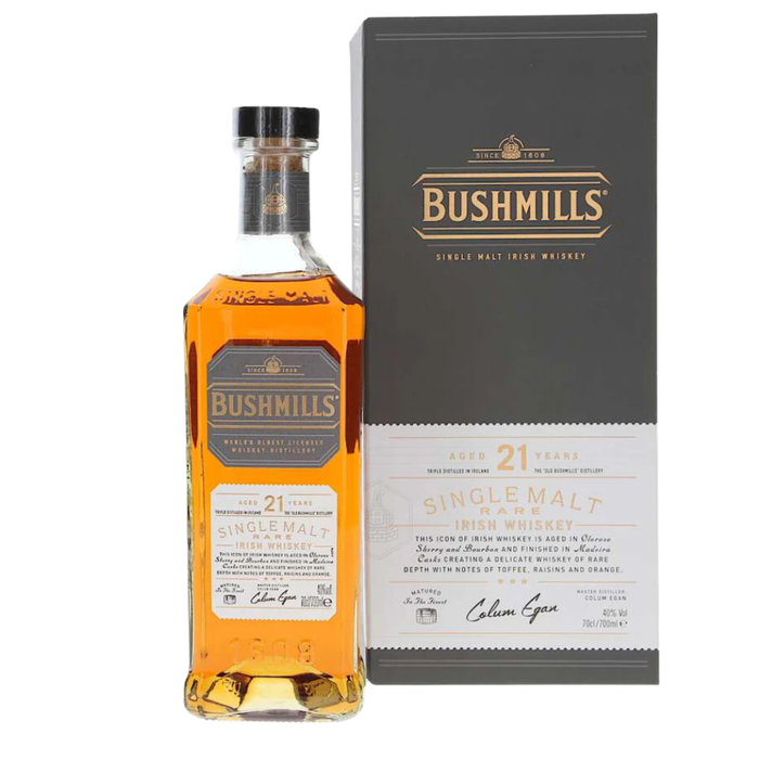 Bushmills Single Malt 21 Year Old 40% ABV 700ml
