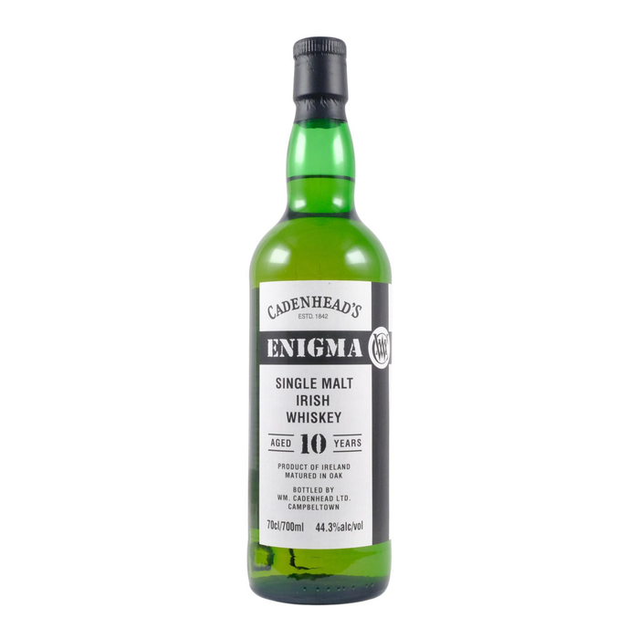 Cadenhead Enigma Irish Single Malt 10 Years Single Malt 44.3% ABV 700ml