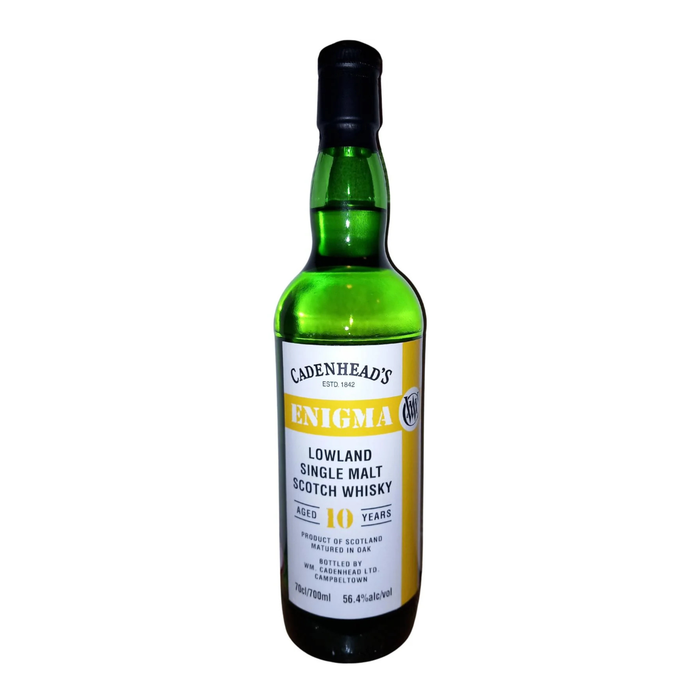 Cadenhead Enigma Lowland 10 Years Bourbon Cask Single Malt 56.4%