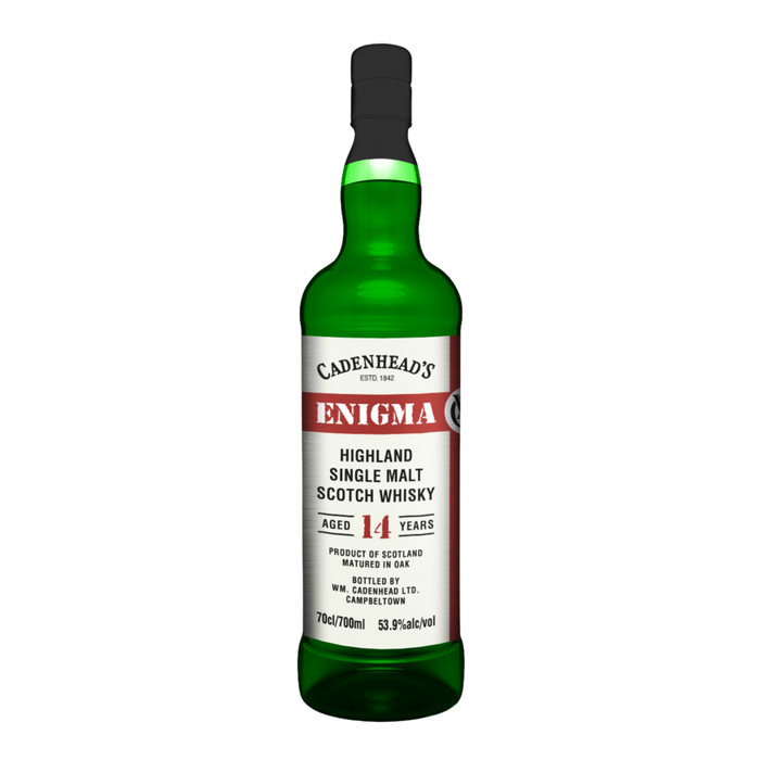 Cadenhead Enigma Peated Highland 14 Years Refill Sherry Bourbon Single Malt 53.9% ABV 700ml
