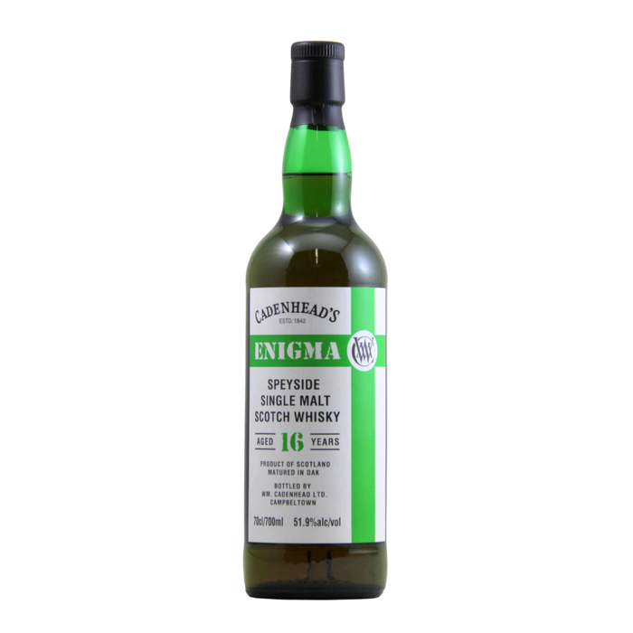 Cadenhead Enigma Speyside Single Malt 16 Years Single Malt 51.9% ABV 700ml
