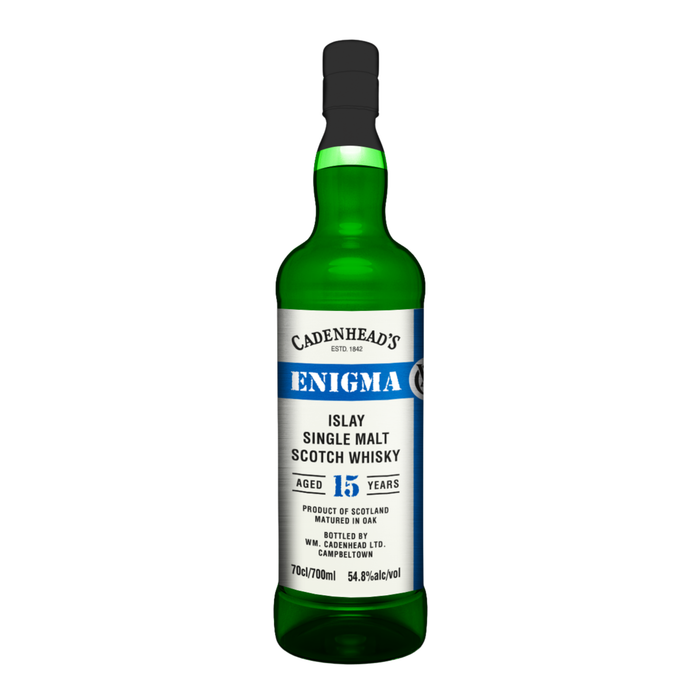Cadenhead Enigma islay Single Malt 15 Years Single Malt 54.8% ABV 700ml