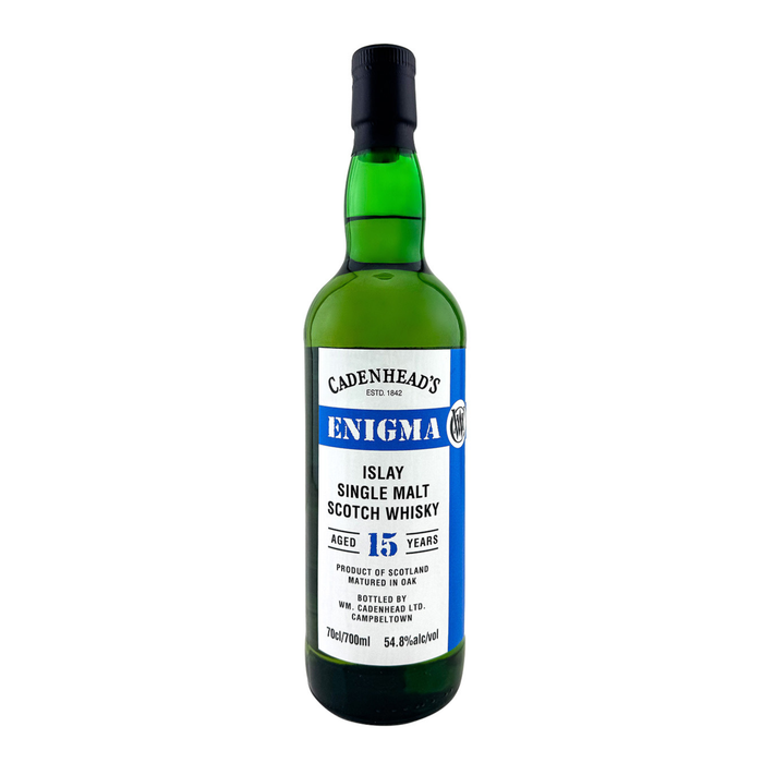Cadenhead Enigma islay Single Malt 15 Years Single Malt 54.8% ABV 700ml