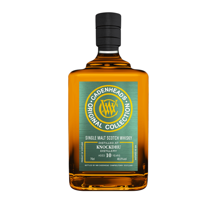 Cadenhead OC10 Knockdhu 10 Years Oloroso & Bourbon Cask Single Malt 46% ABV 700ml
