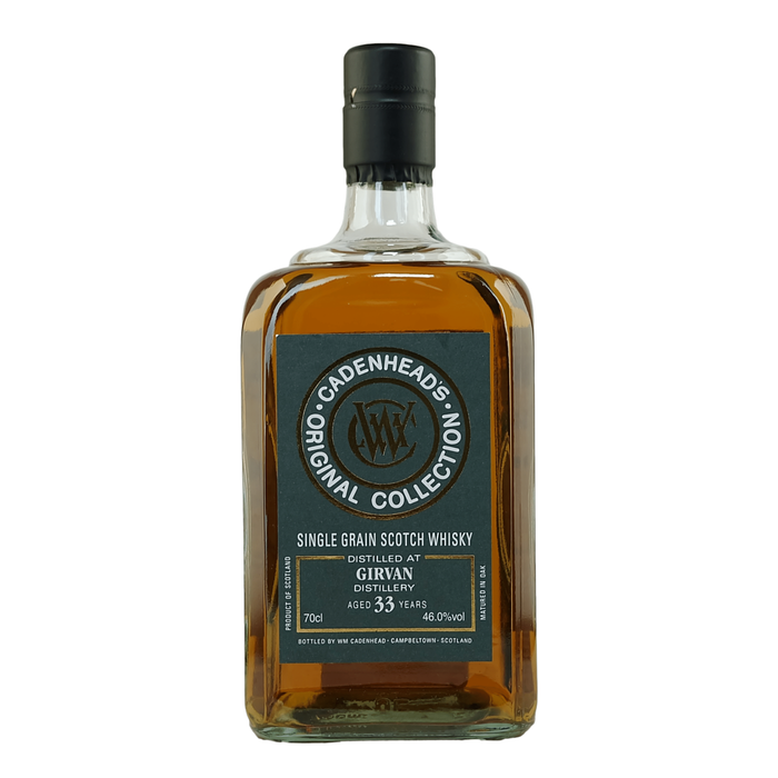Cadenhead OC12 Girvan 33 Years Bourbon Cask Single Grain 46% ABV 700ml