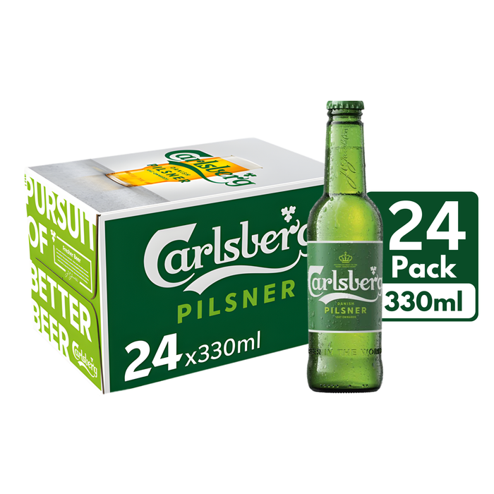 Carlsberg Beer Bottles (24 x 330ml)