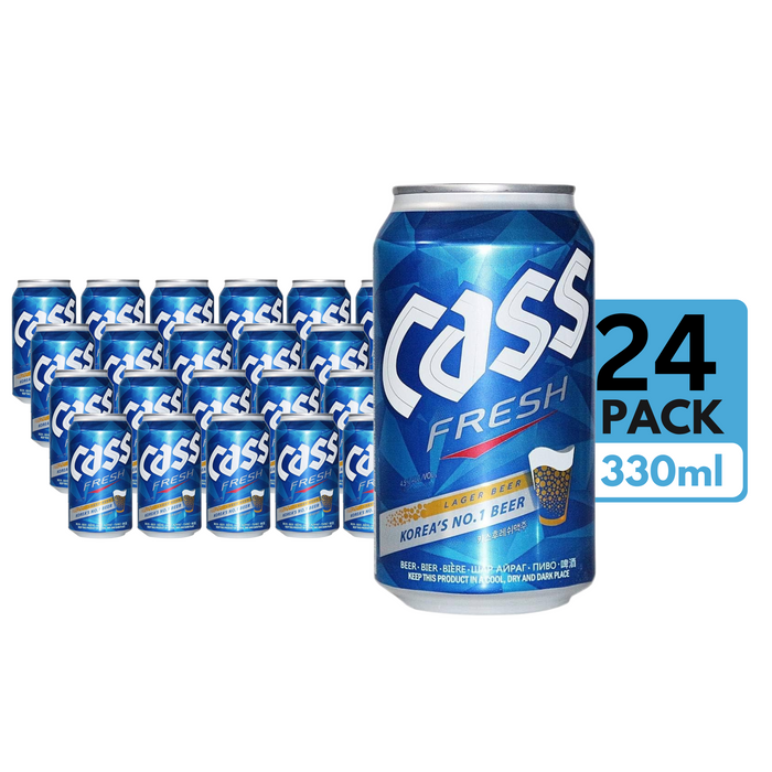 Cass Korean Beer Cans (24 x 330ml)