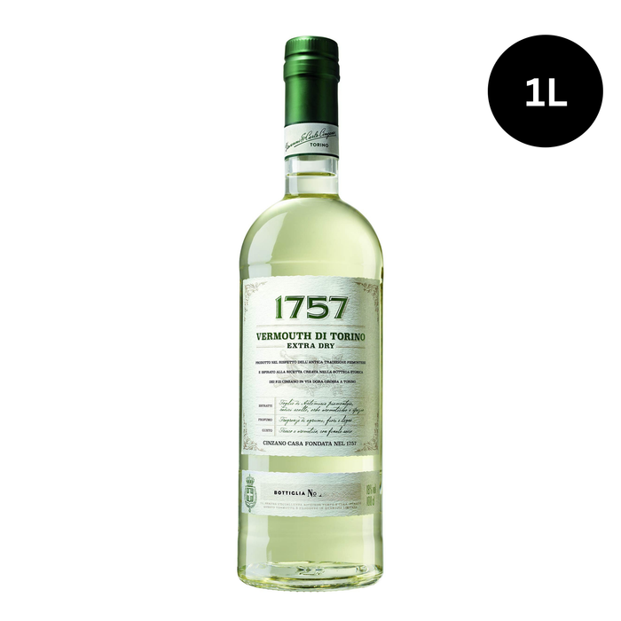 Cinzano Extra Dry 1757 Vermouth 1L