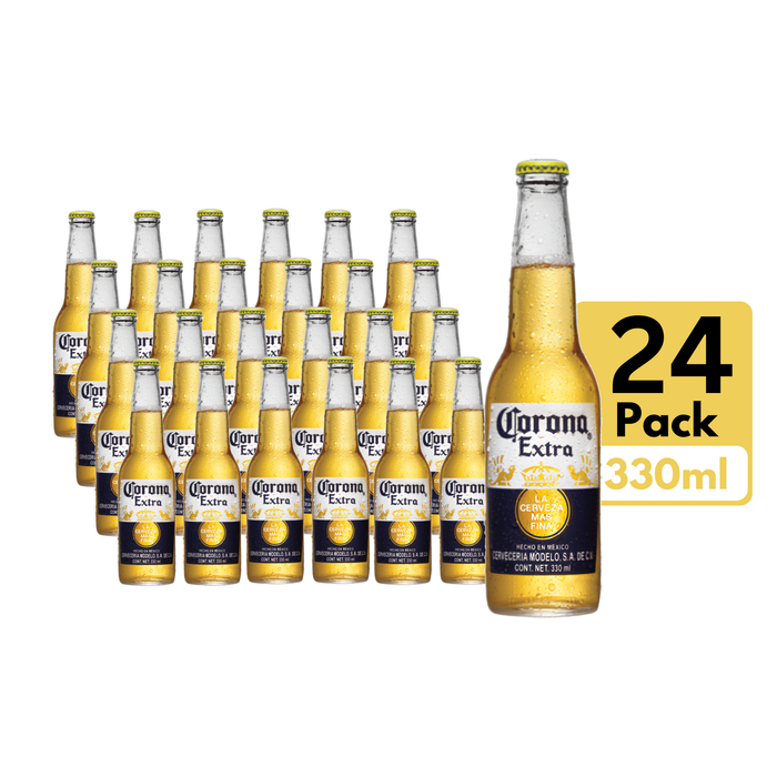 Corona Extra Beer Bottles (24 X 330ml)
