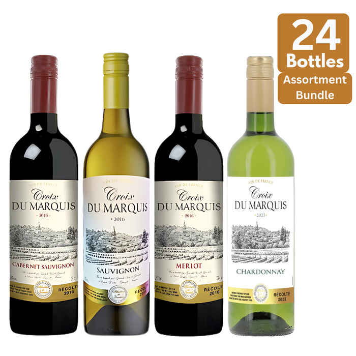 De Luze Criox Du Marquis 750ml Assortment Bundle | 24 Bottles