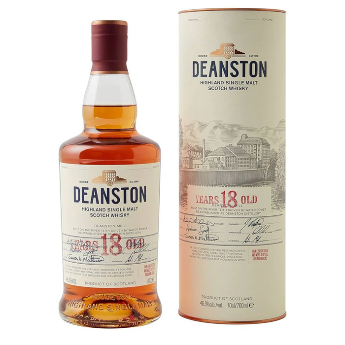 Deanston 18 Years Single Malt 46.3% ABV 700ml